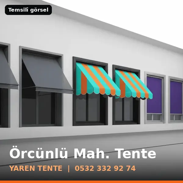 Örcünlü Mahallesi için tente sistemleri, temsilî görsel - Yaren Tente