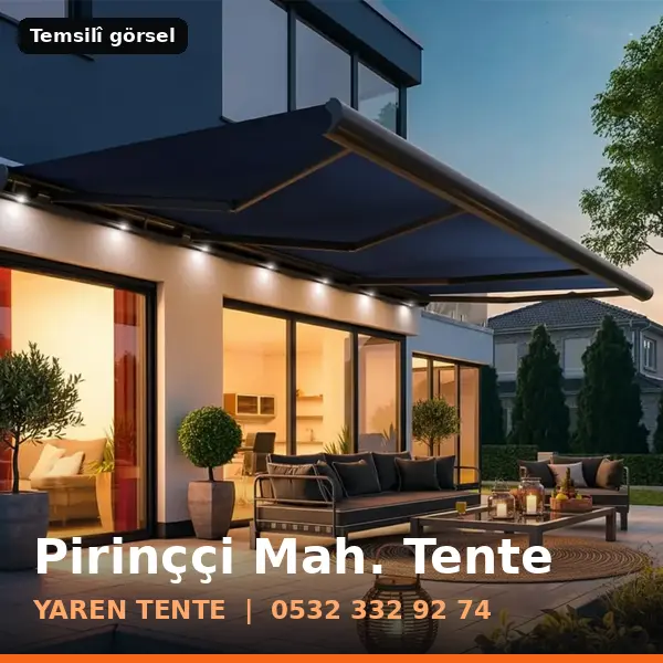 Pirinççi Mahallesi için tente sistemleri, temsilî görsel - Yaren Tente