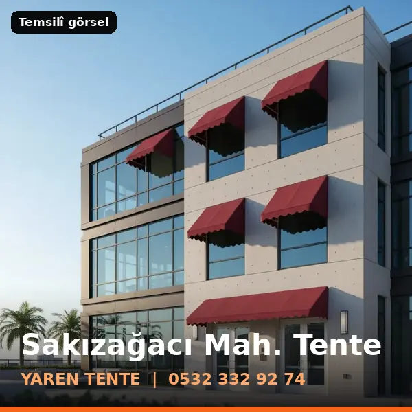 Sakızağacı Mahallesi için tente sistemleri, temsilî görsel - Yaren Tente