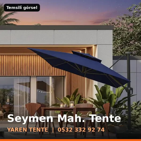 Seymen Mahallesi için tente sistemleri, temsilî görsel - Yaren Tente