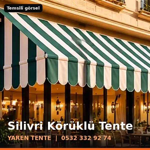 Silivri körüklü tente örneği (temsilî görsel) - Yaren Tente