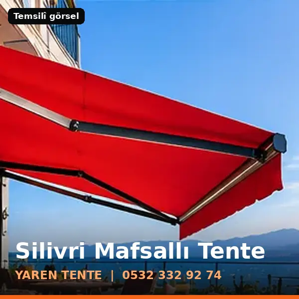 Silivri mafsallı tente örneği (temsilî görsel) - Yaren Tente