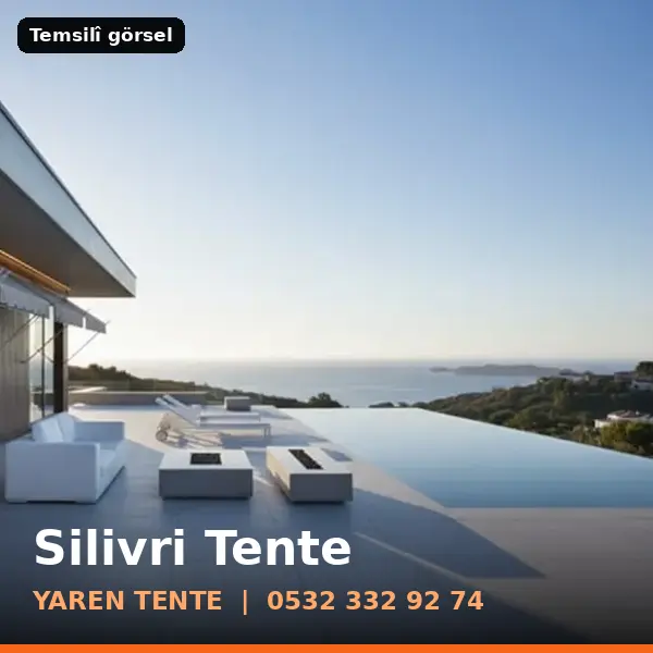 Silivri için tente sistemleri, temsilî görsel - Yaren Tente