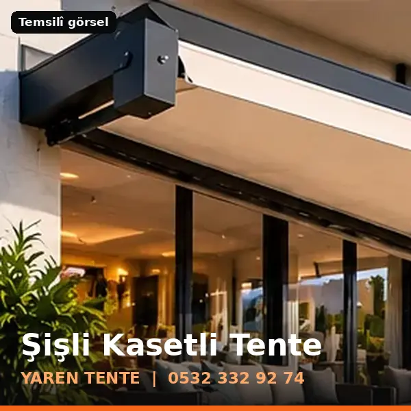 Şişli kasetli tente örneği (temsilî görsel) - Yaren Tente