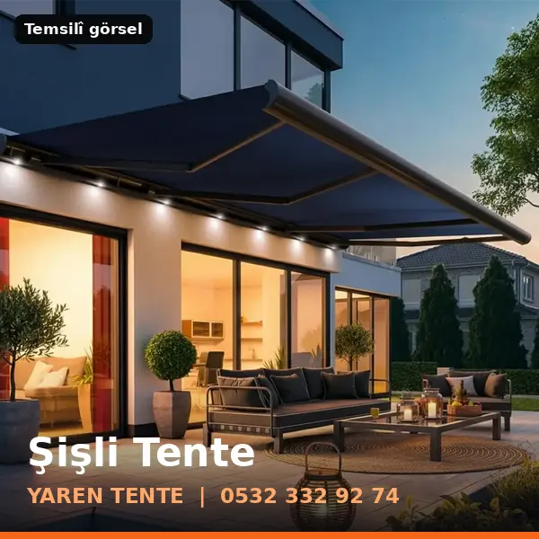 Şişli için tente sistemleri, temsilî görsel - Yaren Tente
