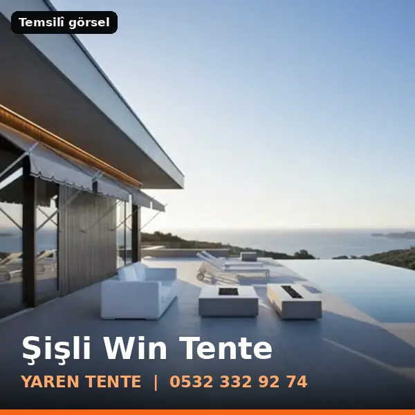 Şişli win tente örneği (temsilî görsel) - Yaren Tente