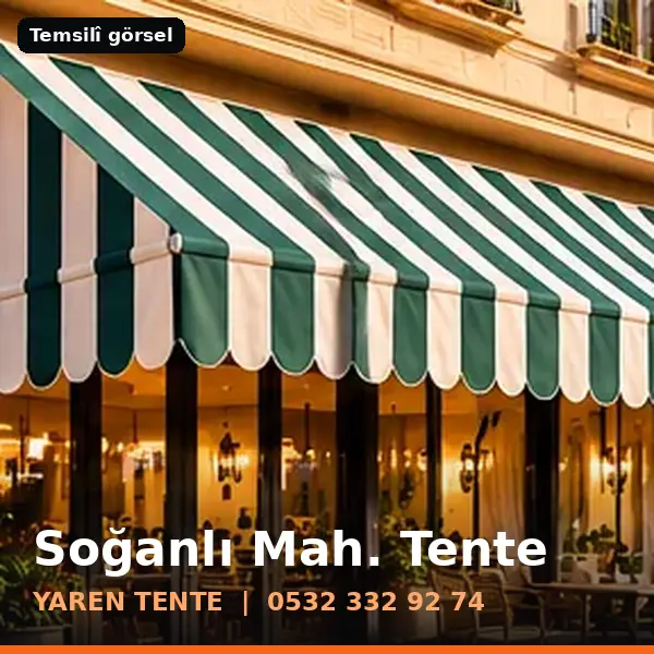 Soğanlı Mahallesi için tente sistemleri, temsilî görsel - Yaren Tente