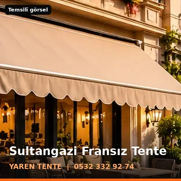 Sultangazi fransız tente örneği (temsilî görsel) - Yaren Tente