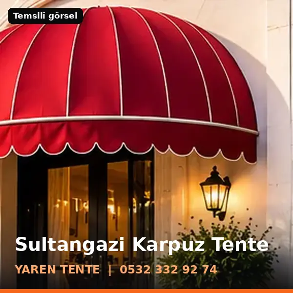 Sultangazi karpuz tente örneği (temsilî görsel) - Yaren Tente