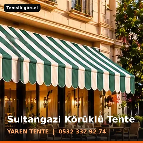 Sultangazi körüklü tente örneği (temsilî görsel) - Yaren Tente