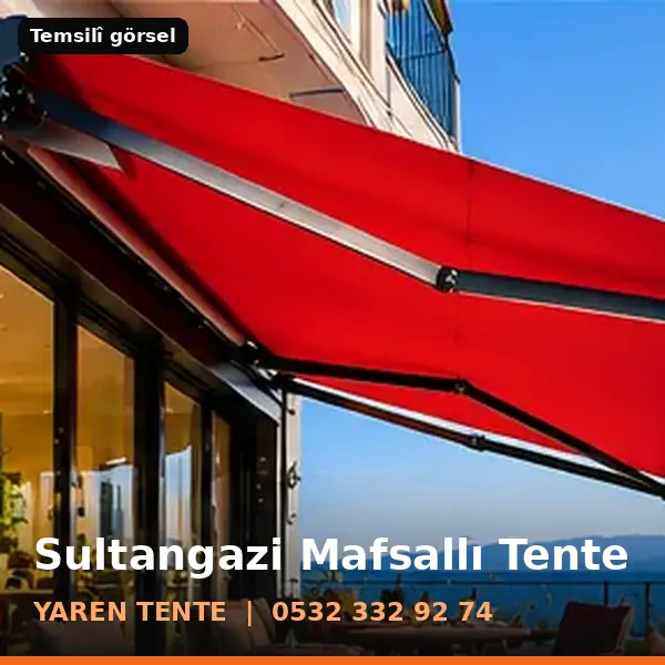 Sultangazi mafsallı tente örneği (temsilî görsel) - Yaren Tente
