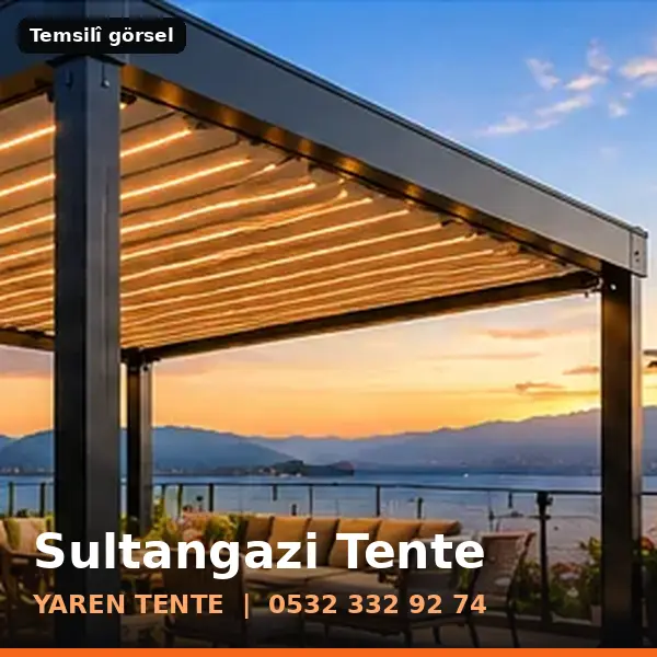 Sultangazi için tente sistemleri, temsilî görsel - Yaren Tente