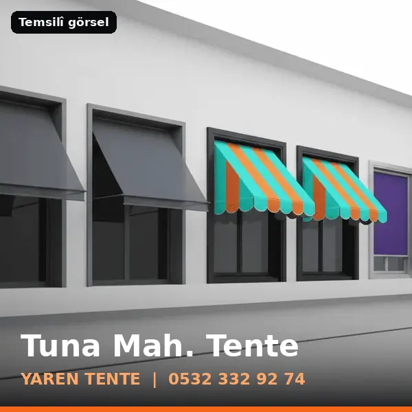 Tuna Mahallesi için tente sistemleri, temsilî görsel - Yaren Tente
