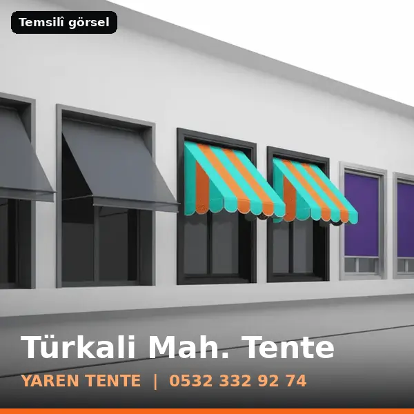 Türkali Mahallesi için tente sistemleri, temsilî görsel - Yaren Tente