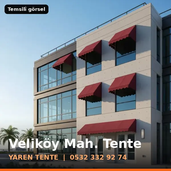 Veliköy Mahallesi için tente sistemleri, temsilî görsel - Yaren Tente