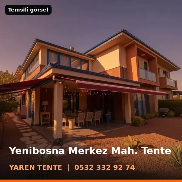 Yenibosna Merkez Mahallesi için tente sistemleri, temsilî görsel - Yaren Tente