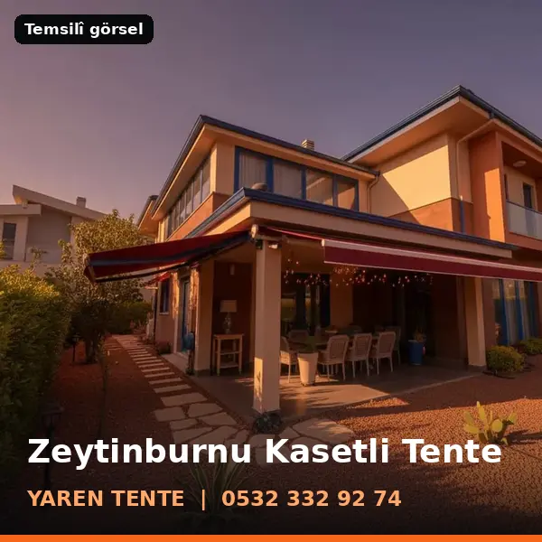 Zeytinburnu kasetli tente örneği (temsilî görsel) - Yaren Tente