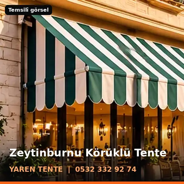 Zeytinburnu körüklü tente örneği (temsilî görsel) - Yaren Tente