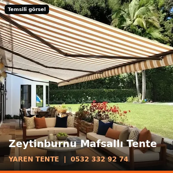 Zeytinburnu mafsallı tente örneği (temsilî görsel) - Yaren Tente